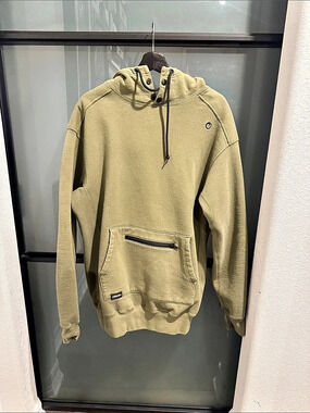 Origin The Heavy Hoodie Pullover Green Large